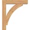Ekena Millwork Thorton Block Smooth Bracket w/ Offset Brace, Western Red Cedar, 5 1/2"W x 24"D x 28"H BKT0604X24X28THR05SWR - alternate 2